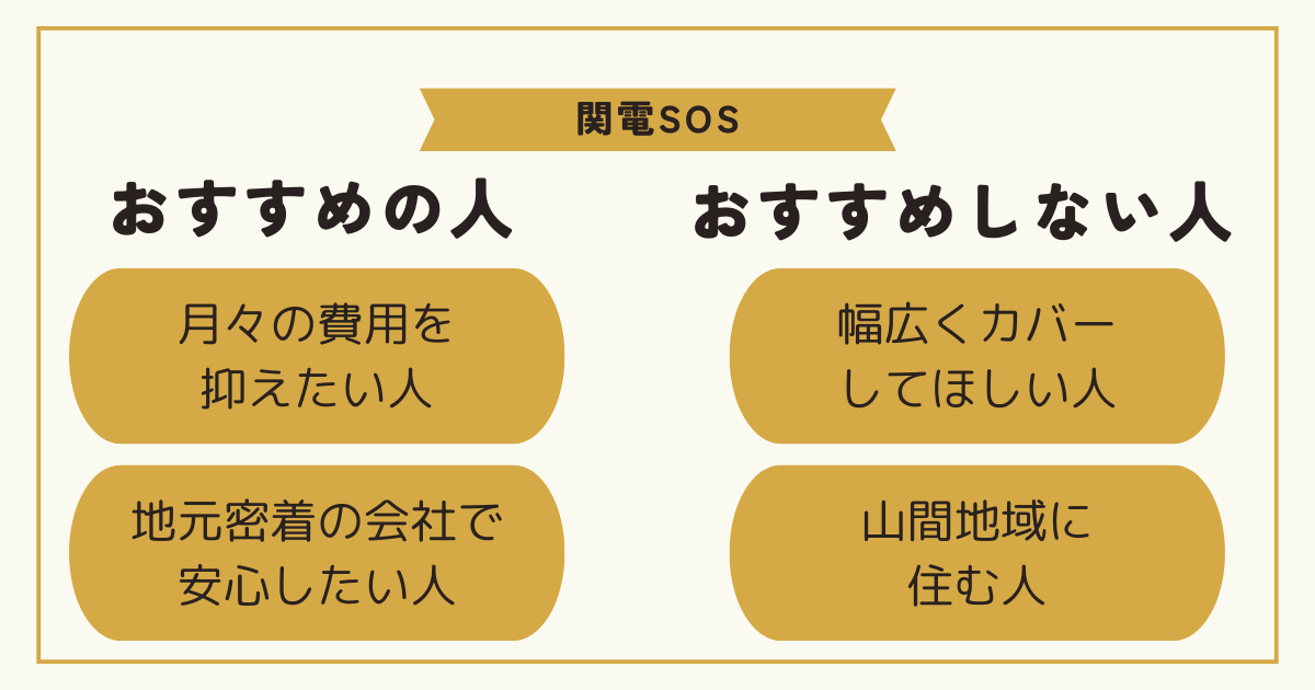関電SOSがおすすめの人